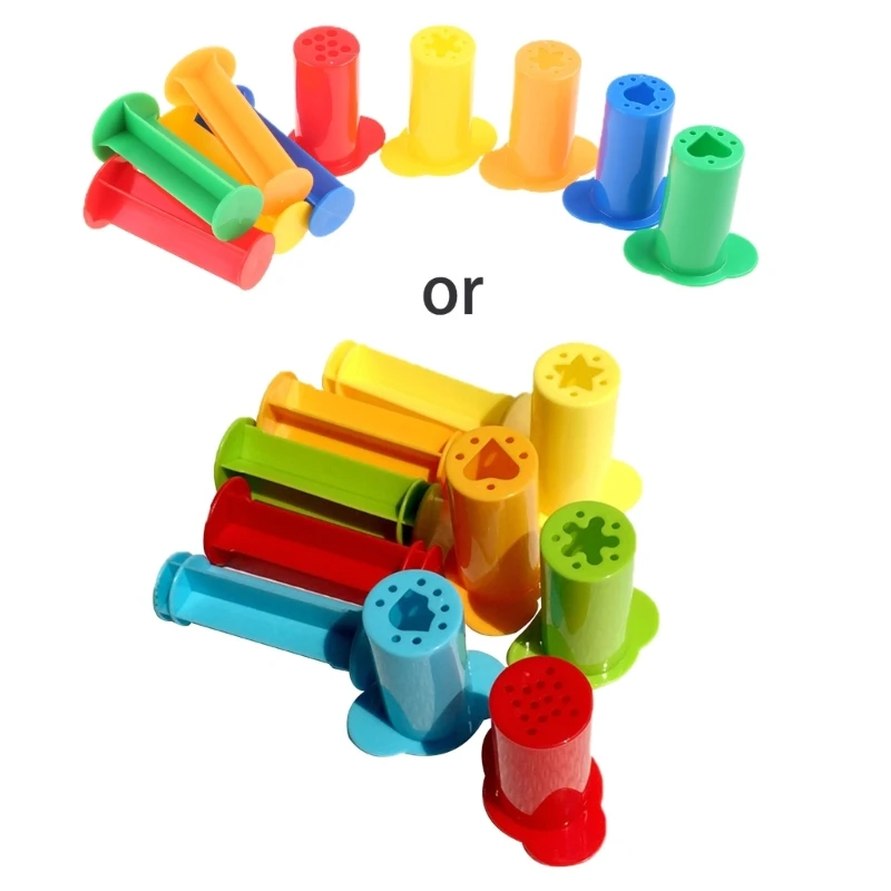 4XBD 5 шт., разноцветные формы для игрушек и шпаклевки, инструменты для формирования пластилина, игрушки для вечеринки для малышей, инструменты для лепки из глины, реквизит