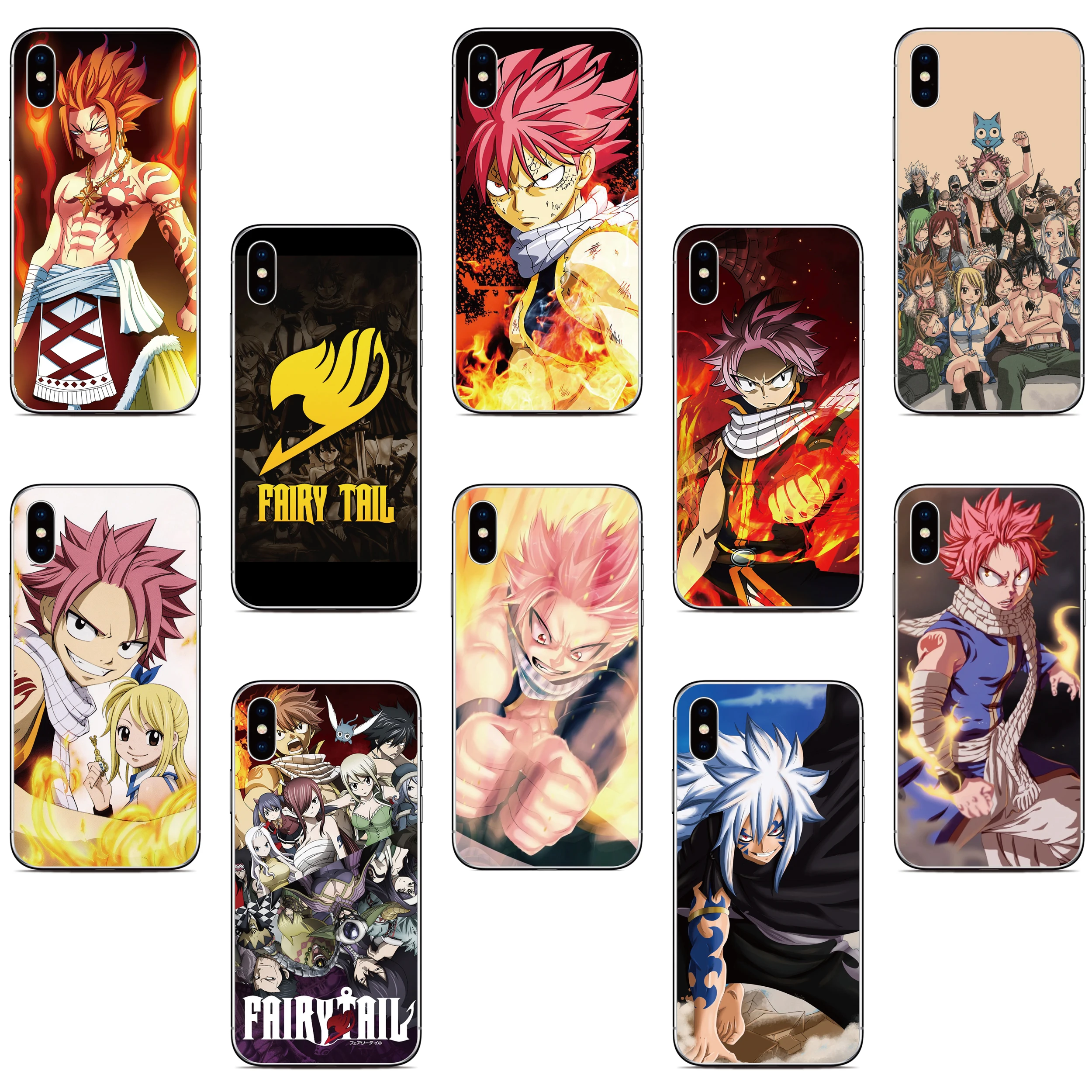 Аниме Чехол Fairy Tail для iPhone 14 13 12 11 Pro MAX Mini SE2 SE 2020 SE3 XR X XS 6S 6 7 8 Plus iPod Touch 7 6 5 Чехол для телефона