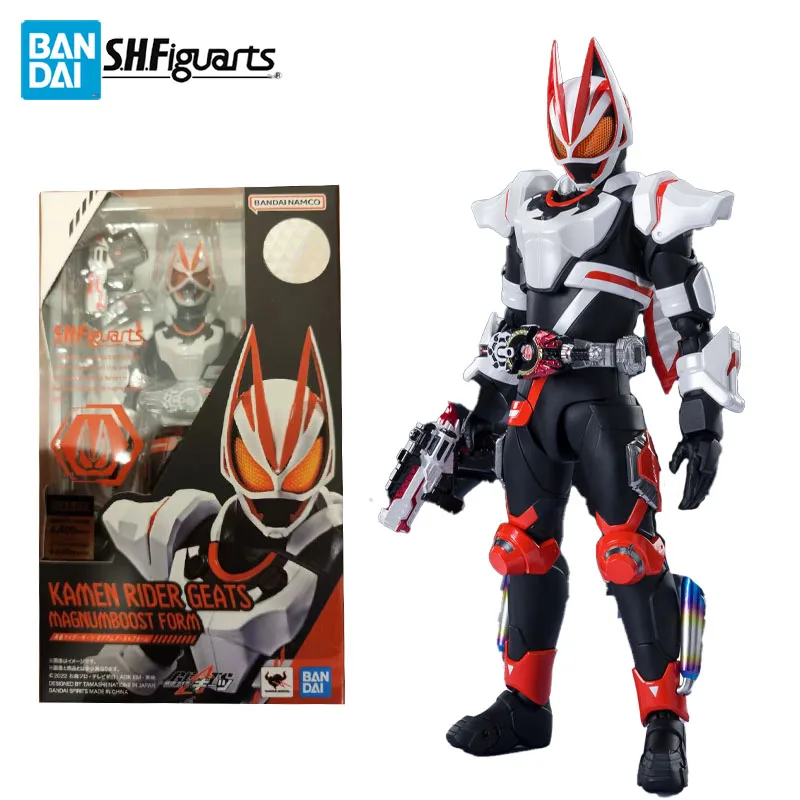 В наличии 100% оригинальные Bandai Kamen Rider Geats S.H.Figuarts Magnum Boost Форма 15 см Коллекционная Фигурка Аниме Модель Игрушки
