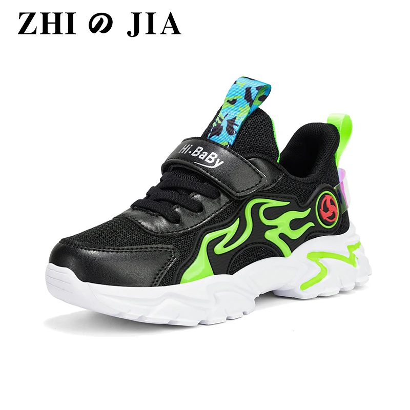 Весна 2023 года Детская спортивная обувь для мальчиков Кроссовки для бега Детские повседневные кроссовки Дышащая модная детская легкая мягкая обувь для мальчиков