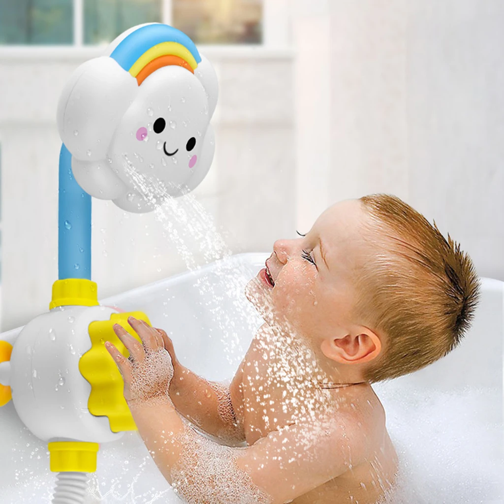 Детские игрушки для ванны с распылителем воды для ванны Водяной насос Игрушки для ванны для малышей детский фонтан для воды Игрушки для воды в ванной