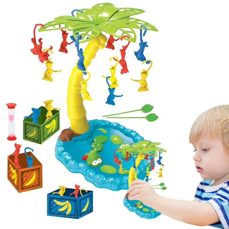 Игрушка-головоломка с обезьяной, игрушка с животными в джунглях, Восхитительная игрушка для кемпинга на заднем дворе, на пляже или в помещении, настольная игрушка для друзей сыновей и дочерей