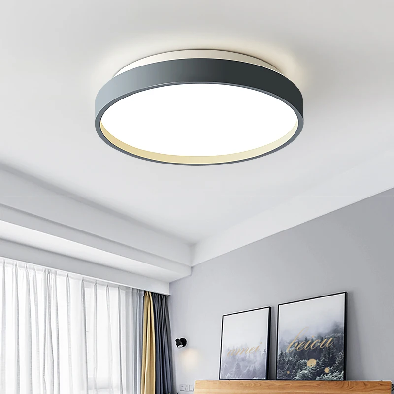 Современный светодиодный потолочный светильник ультратонкие потолочные светильники для спальни гостиной столовой потолочный светильник для украшения дома в помещении