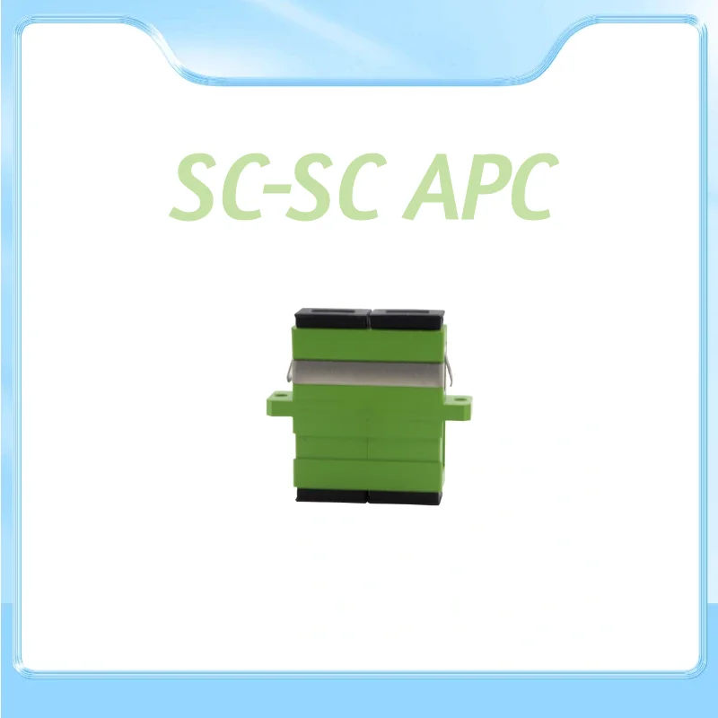 Фланец волоконно-оптического соединителя SC/APC SC-SC двухпортовый дуплексный симплексный многомодовый волоконно-оптический адаптер