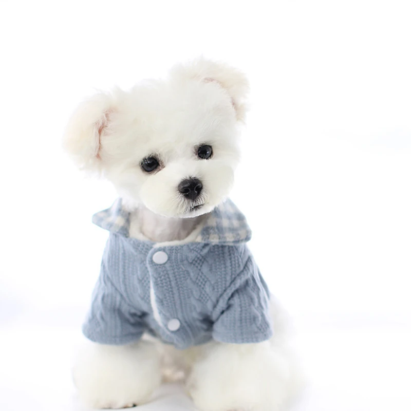 Хлопковый жилет с карманом для свитера для кошек и собак, одежда для маленьких собак, куртка для плюшевых щенков, Одежда для домашних животных, осенне-зимнее хлопковое пальто