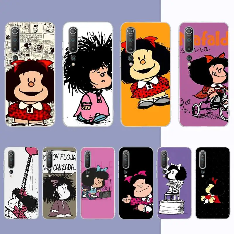 Чехол для телефона Mafalda для Samsung S21 A10 для Redmi Note 7 9 для Huawei P30Pro Honor 8X 10i чехол