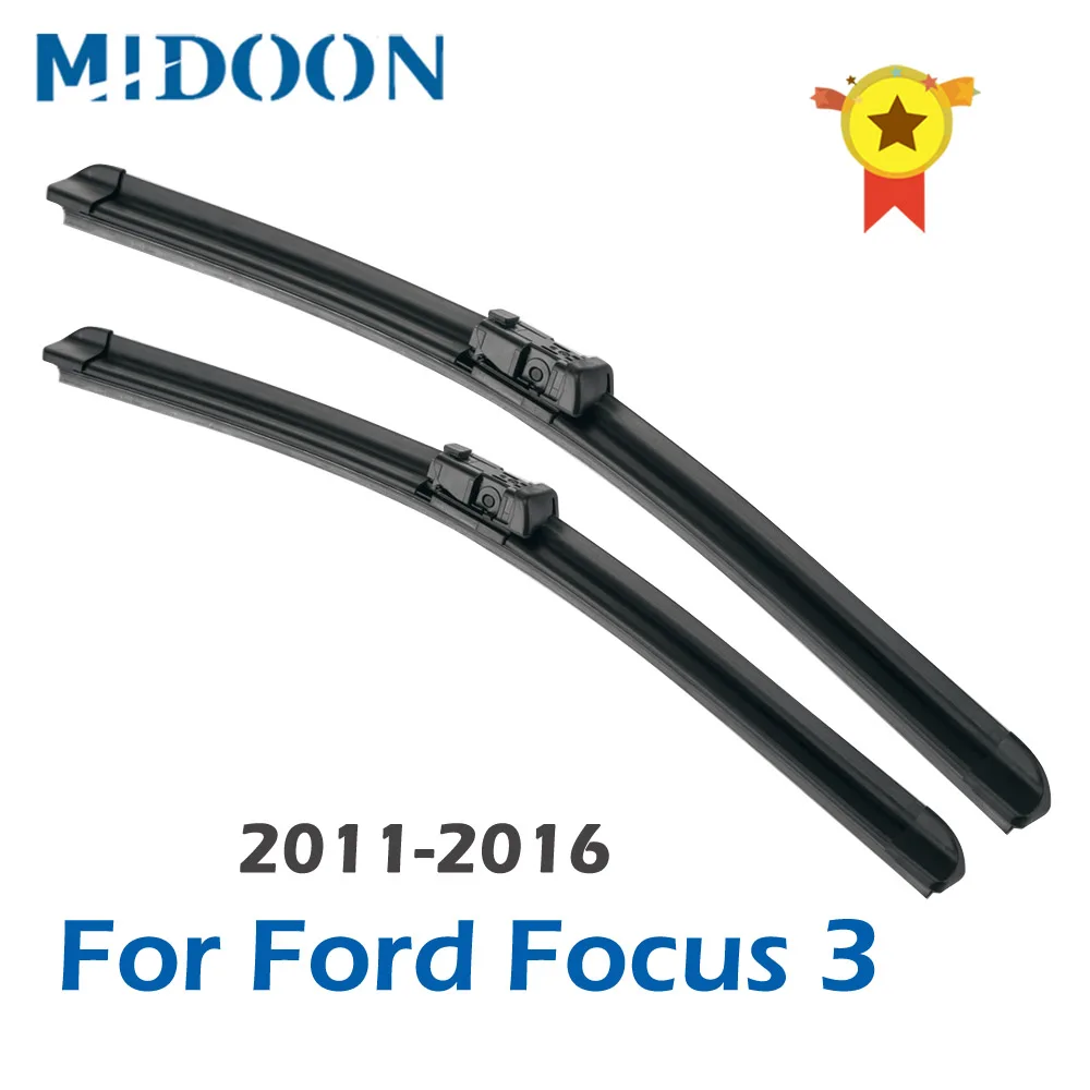 Щетки передних стеклоочистителей MIDOON для Ford Focus 3 Хэтчбек 2011-2017 2016 Лобовое стекло Лобовое стекло Переднее стекло 28 