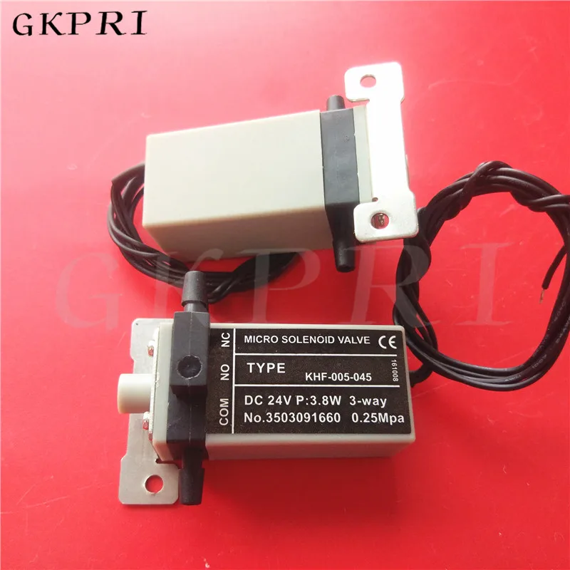 Эко-растворяющий УФ-принтер Starfire 1024 электромагнитный клапан для Gongzheng GZ Wit-color Flora ink valve 3 способа 24 В постоянного тока 3,8 Вт 1шт 2шт